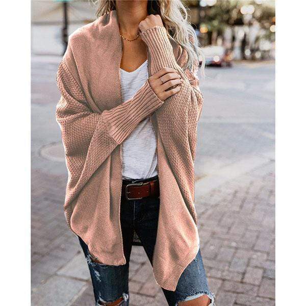 Women Bat Sleeve Sweater Coats for Women